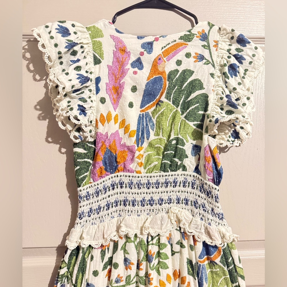 Farm Rio Summer Garden Dress XL - Picture 7 of 15